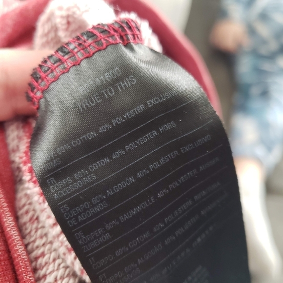 Volcom Women's Small Heather Red Jacket Full Zip Hooded Skater Casual - Picture 8 of 8